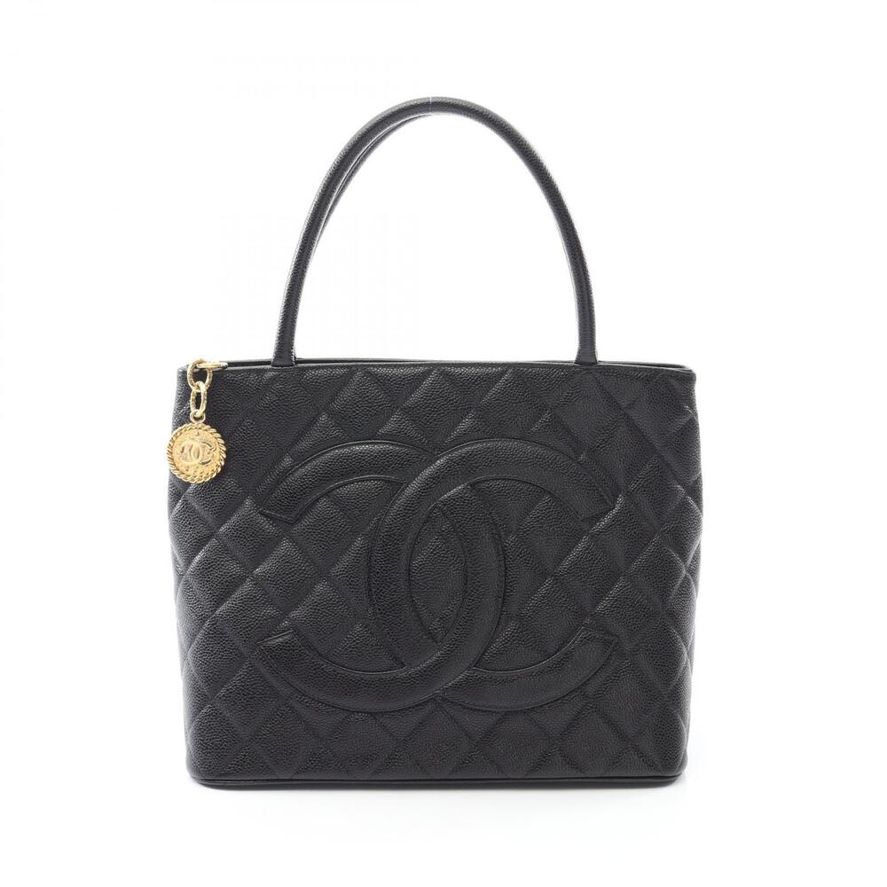 Chanel Reissue Tote Bag Leather Calfskin Cowhide Black